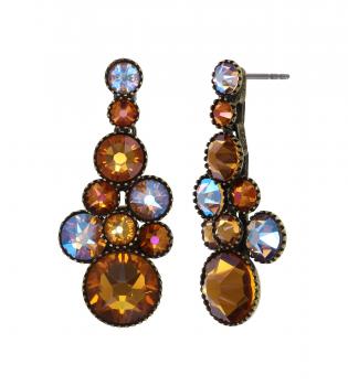 Amber - Water Cascade earrings - Konplott